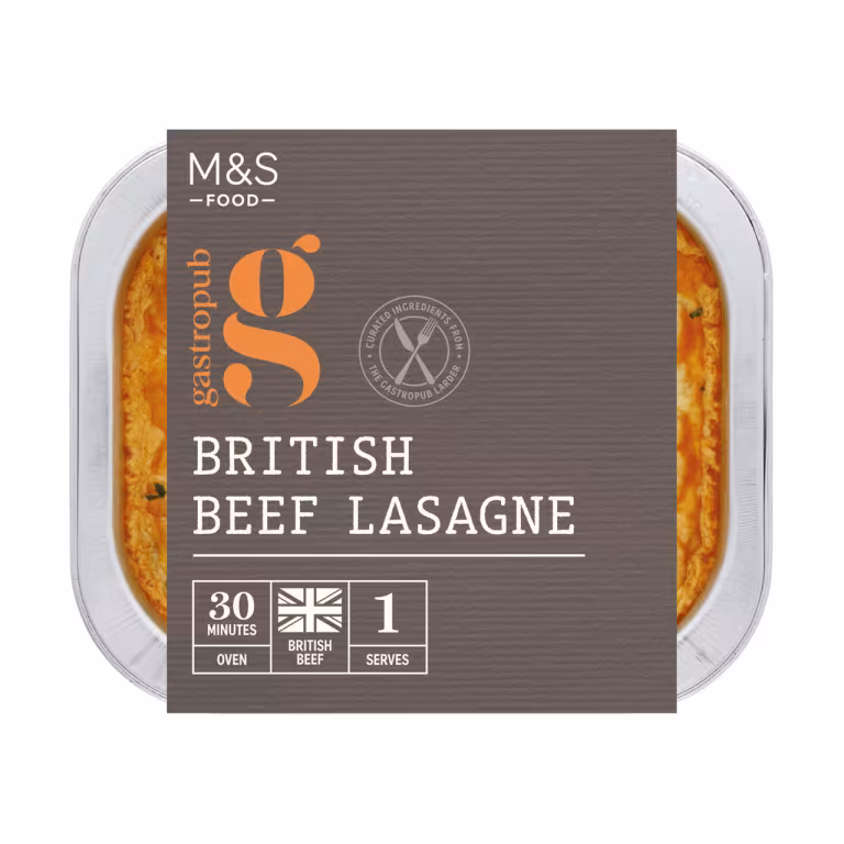 M&S British Beef Lasagne