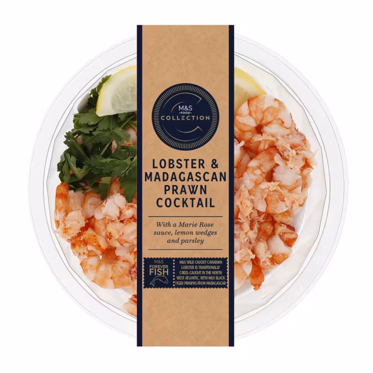 M&S Collection Lobster and Madagascan Prawn Cocktail