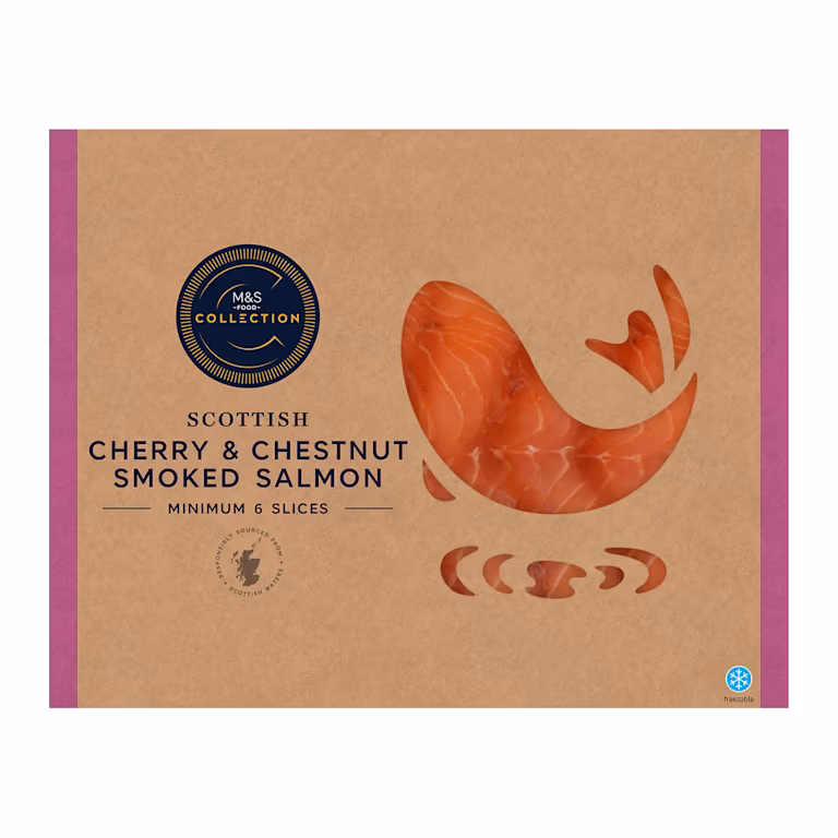M&S Scottish Cherry and Chestnut Smoked Salmon