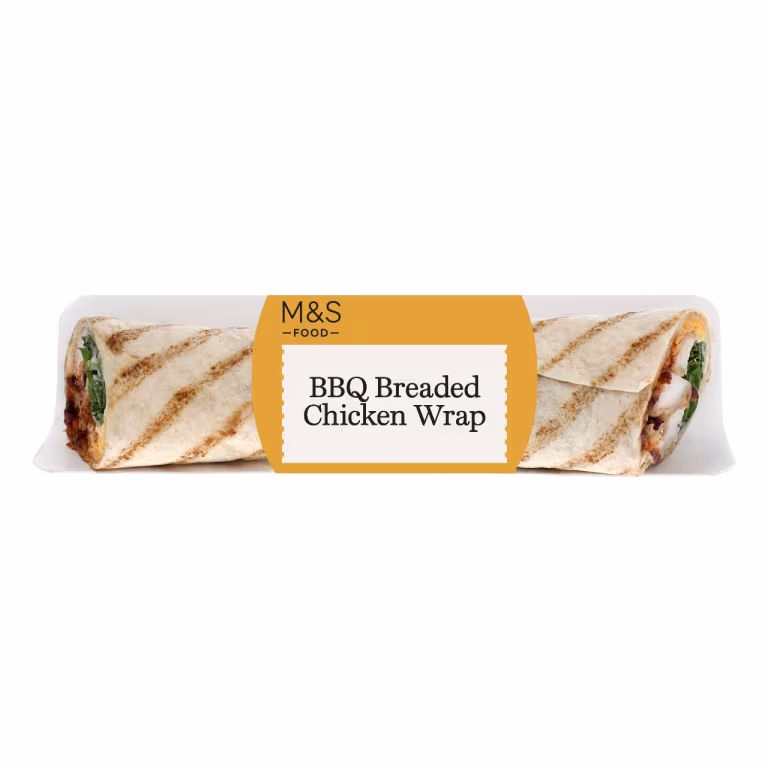M&S BBQ Breaded Chicken Wrap