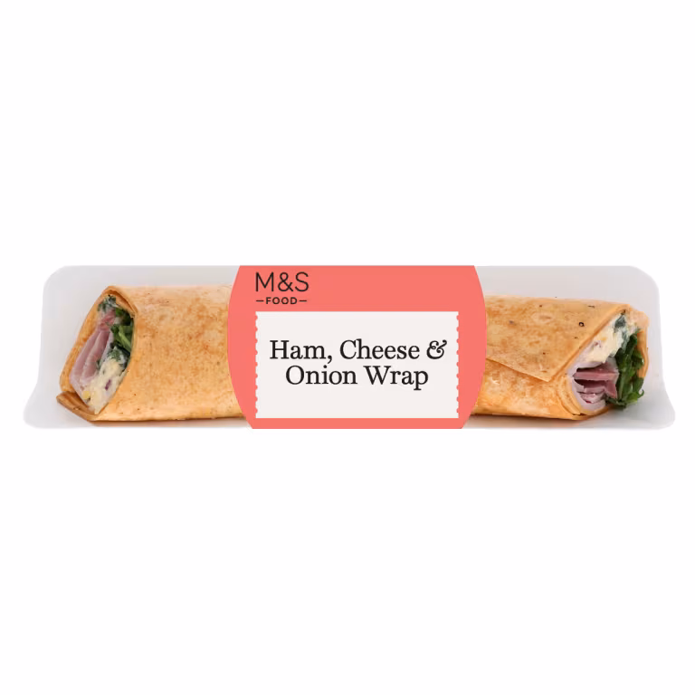 M&S Ham, Cheese & Onion Wrap