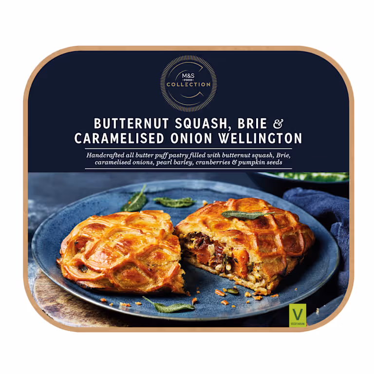 M&S Collection Butternut Squash, Brie and Caramelised Onion Wellington