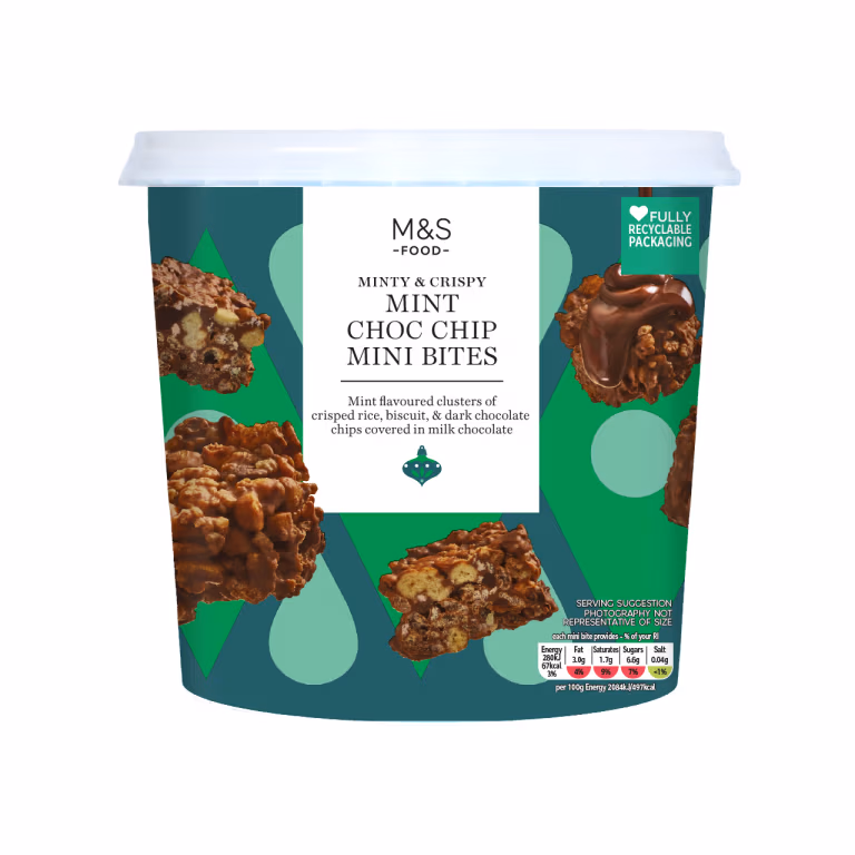 M&S Mint Choc Chip Mini Bites