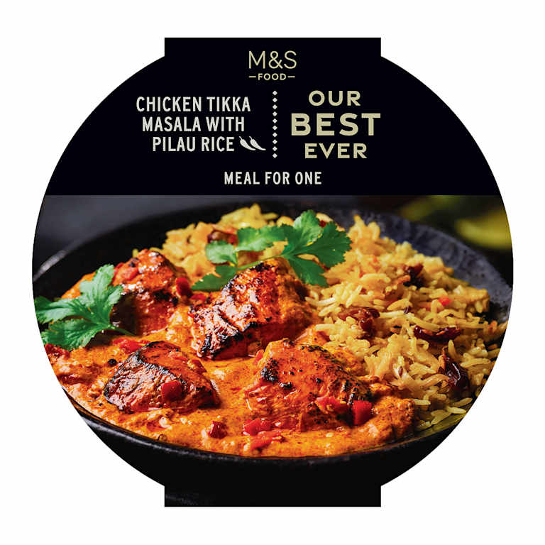 M&S Our Best Ever Chicken Tikka Masala and Pilau Rice