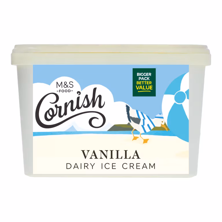 M&S Cornish Vanilla Dairy Ice Cream