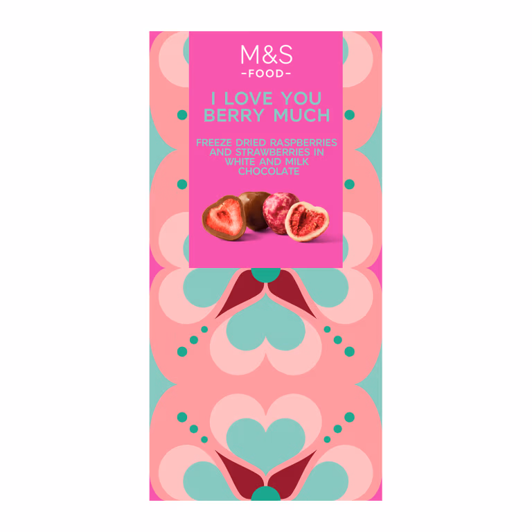 M&S I Love You Berry Much Chocolate Coated Berries