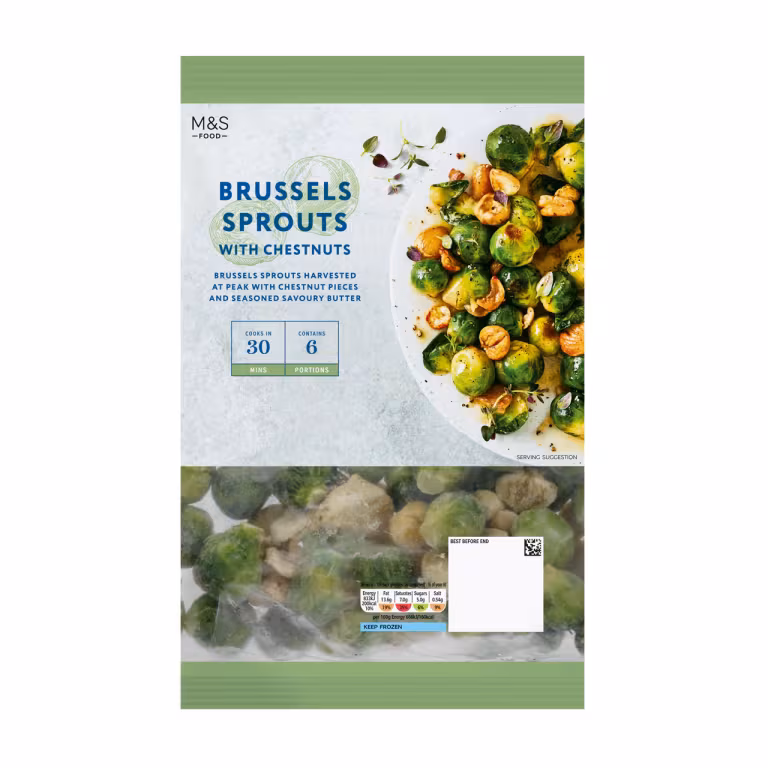 M&S Brussels Sprouts with Chestnuts