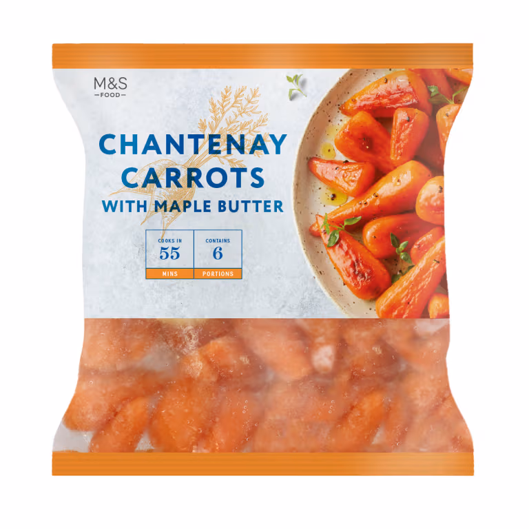 M&S Chantenay Carrots with Maple Butter