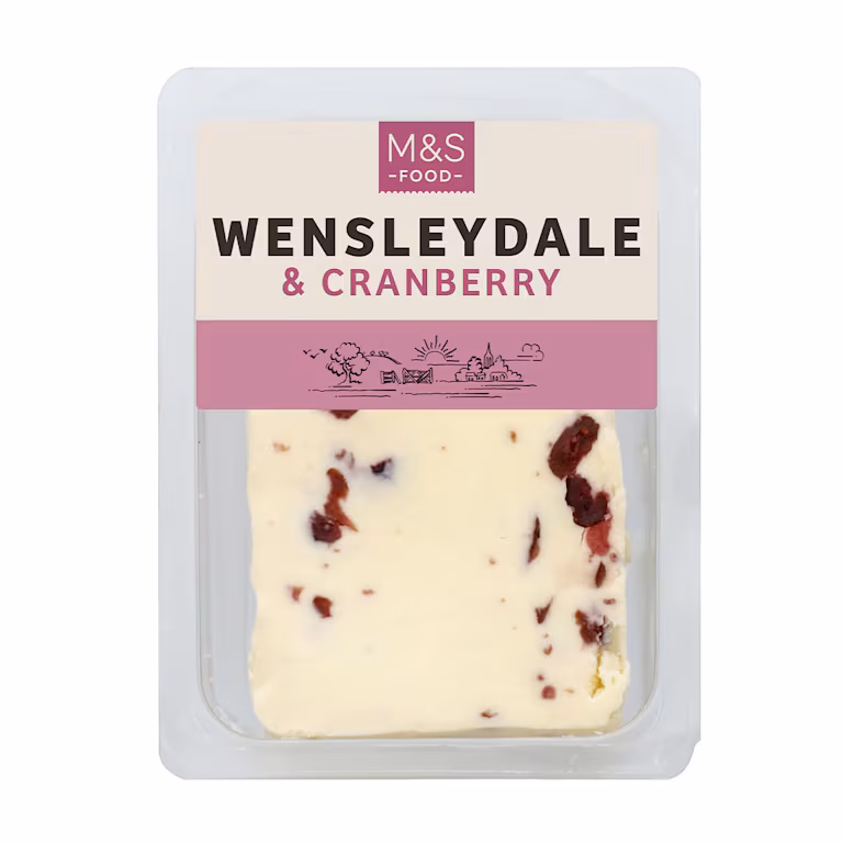 M&S Wensleydale and Cranberry Cheese