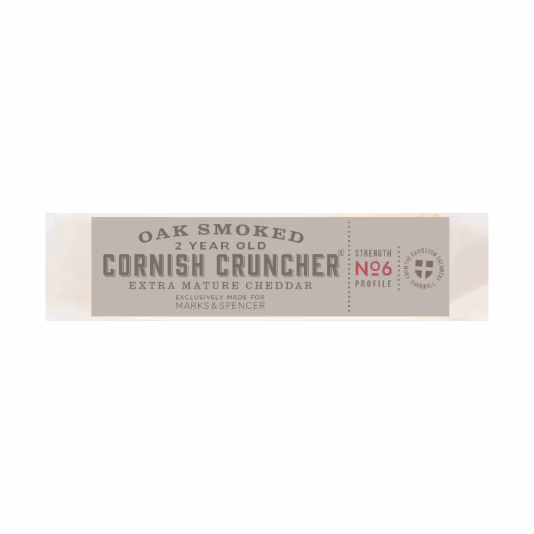 M&S Oak Smoked 2 Year Old Cornish Cruncher Extra Mature Cheddar