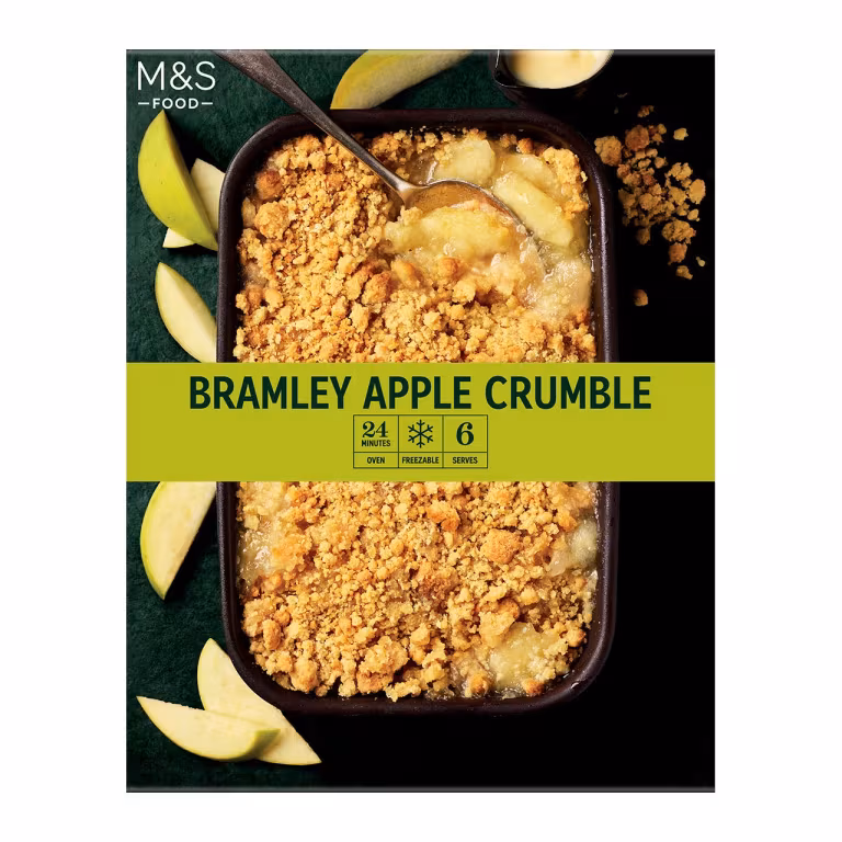 M&S Bramley Apple Crumble