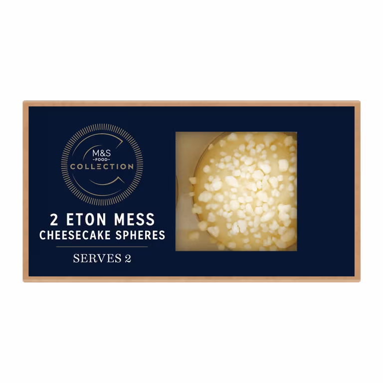 M&S Collection Eton Mess Cheesecake Spheres