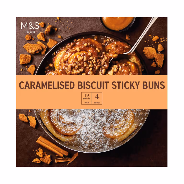 M&S Caramelised Biscuit Sticky Buns