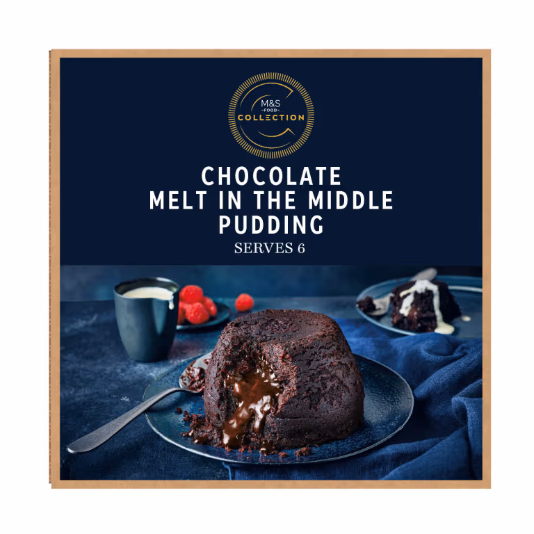 M&S Collection Chocolate Melt in the Middle Pudding