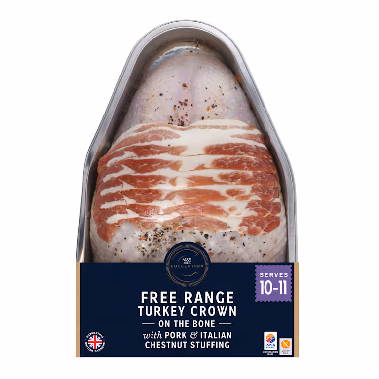 M&S Collection Free Range  Turkey Crown On The Bone