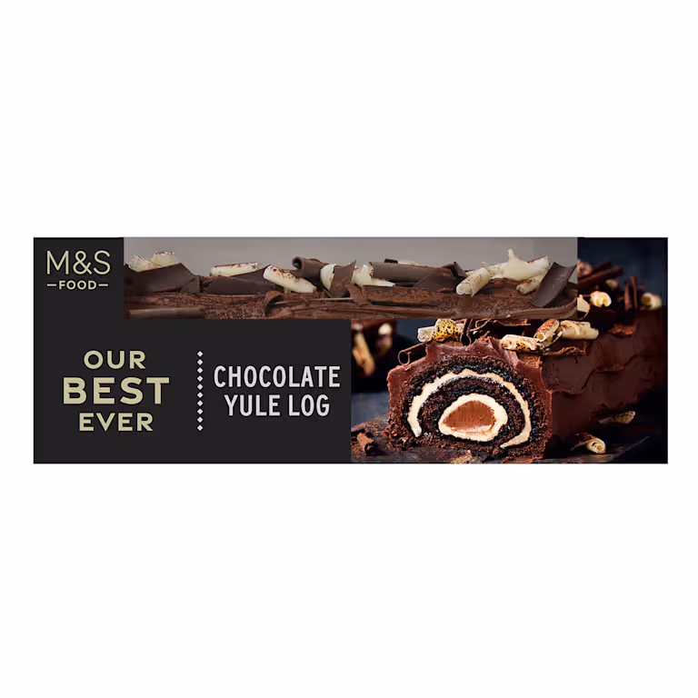 M&S Our Best Ever Yule Log