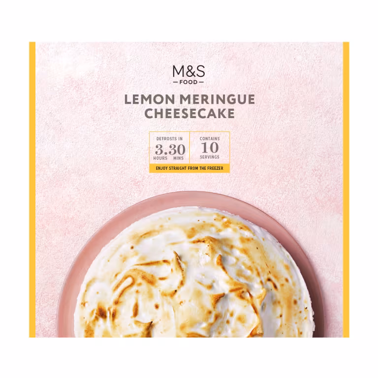 M&S Lemon Meringue Cheesecake