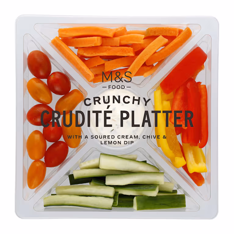 M&S Crunchy Crudite Platter