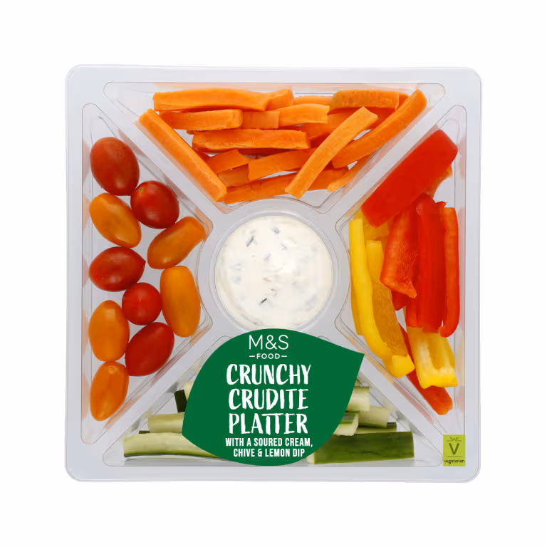 M&S Crunchy Crudite Platter