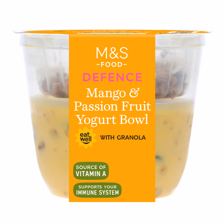 M&S Defence Mango and Passion Fruit Yogurt Bowl