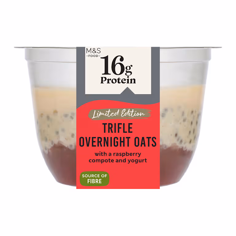 M&S High Protein Limited Edition Trifle Overnight Oats