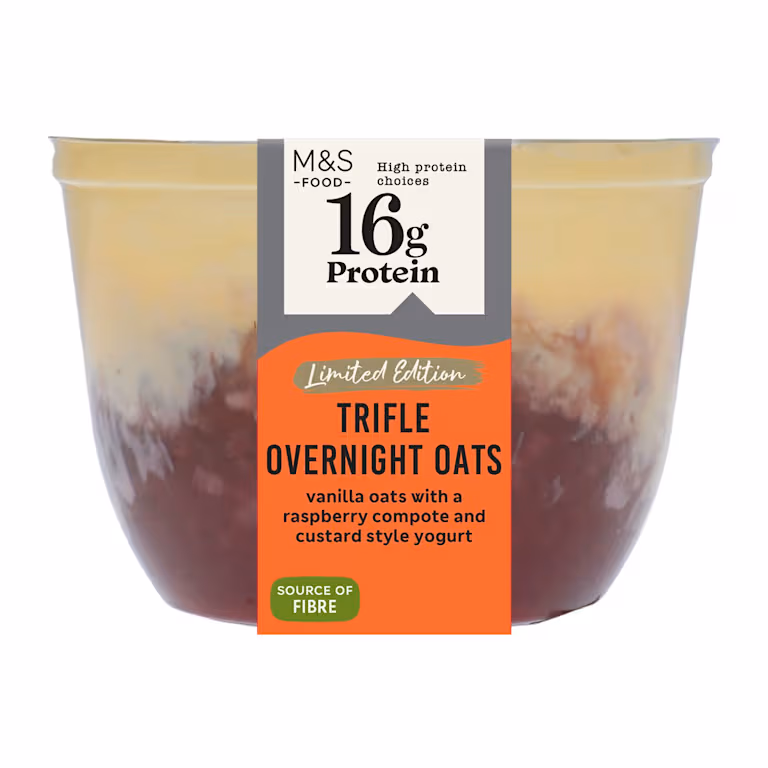 M&S High Protein Limited Edition Trifle Overnight Oats
