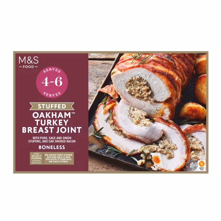 M&S Oakham Turkey Breast Joint with Stuffing