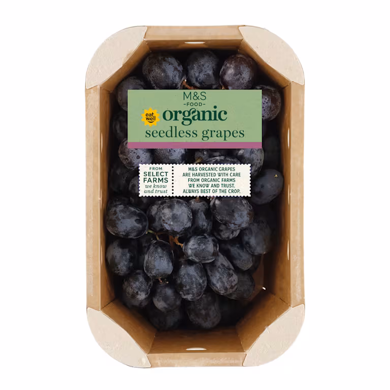 M&S Organic Seedless Grapes