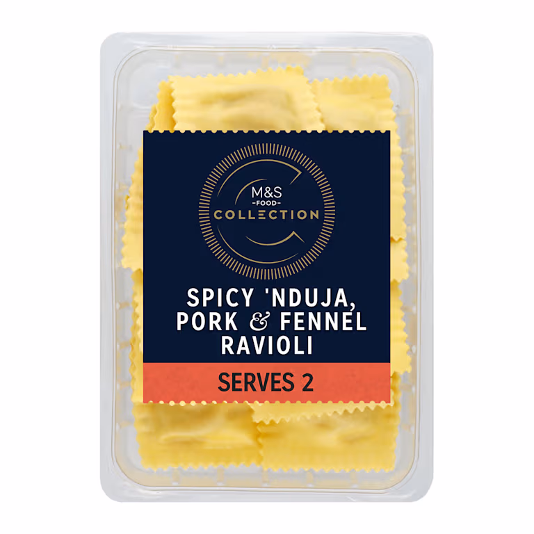 M&S Spicy 'Nduja, Pork and Fennel Ravioli