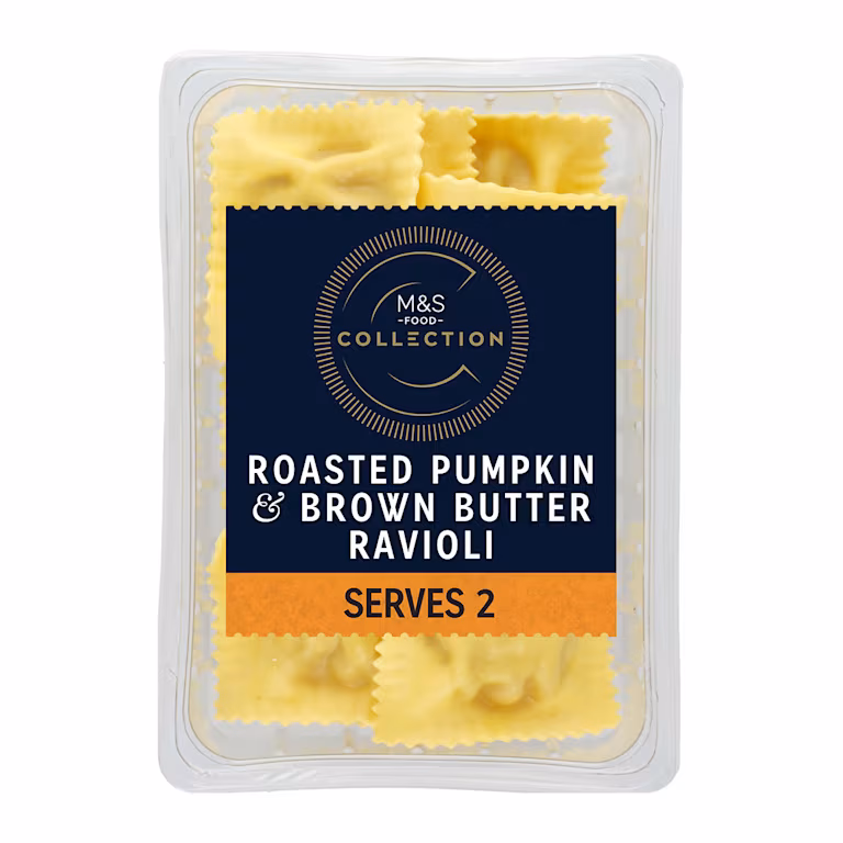 M&S Collection Roasted Pumpkin and Brown Butter Ravioli