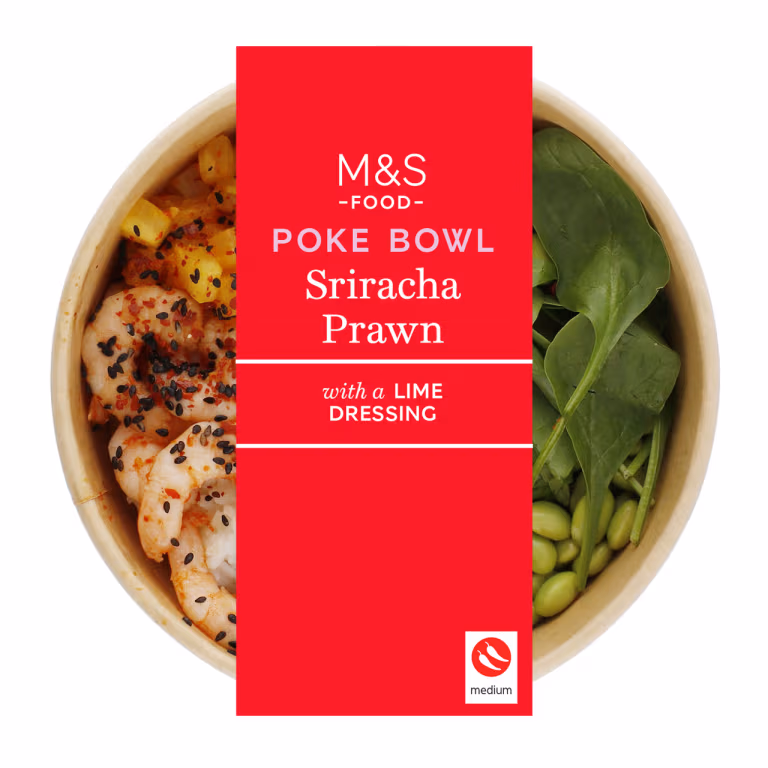 M&S Sriracha Prawn Poke Bowl