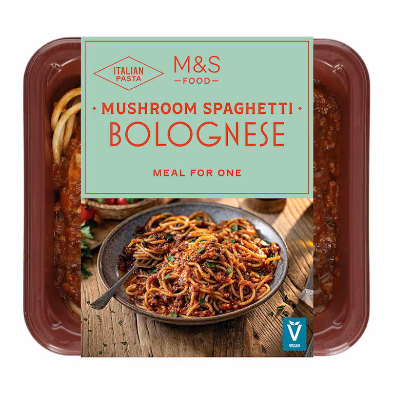 M&S Mushroom Spaghetti Bolognese