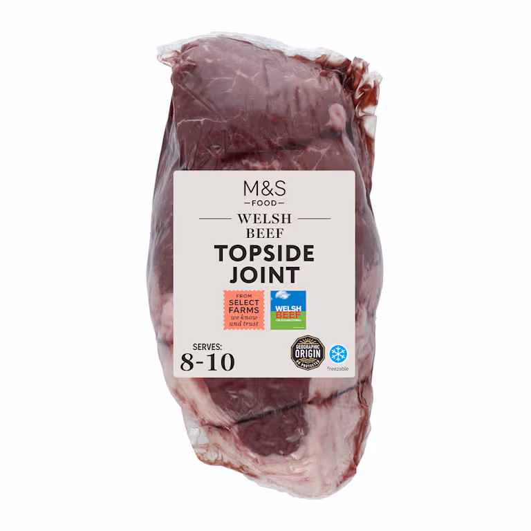 M&S Welsh Beef Topside Joint Serves