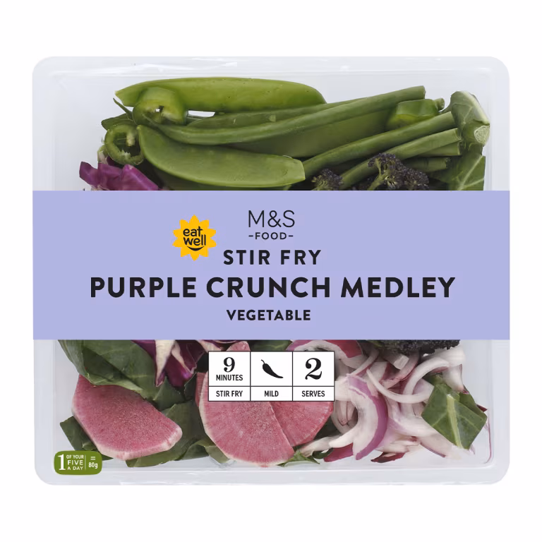M&S Stir Fry Purple Crunch Medley