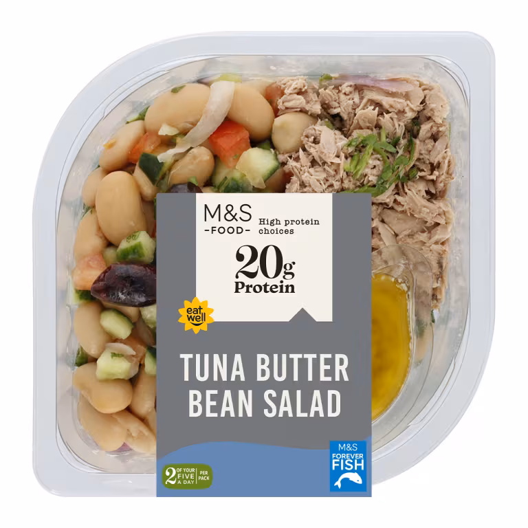 M&S High Protein Tuna Butter Bean Salad