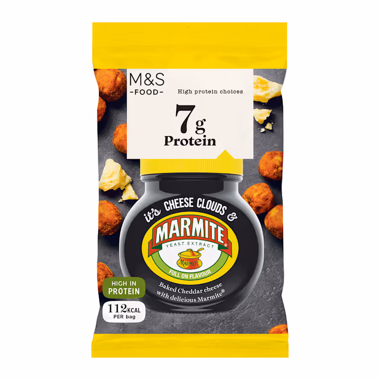 M&S High Protein It's Cheese Clouds and Marmite