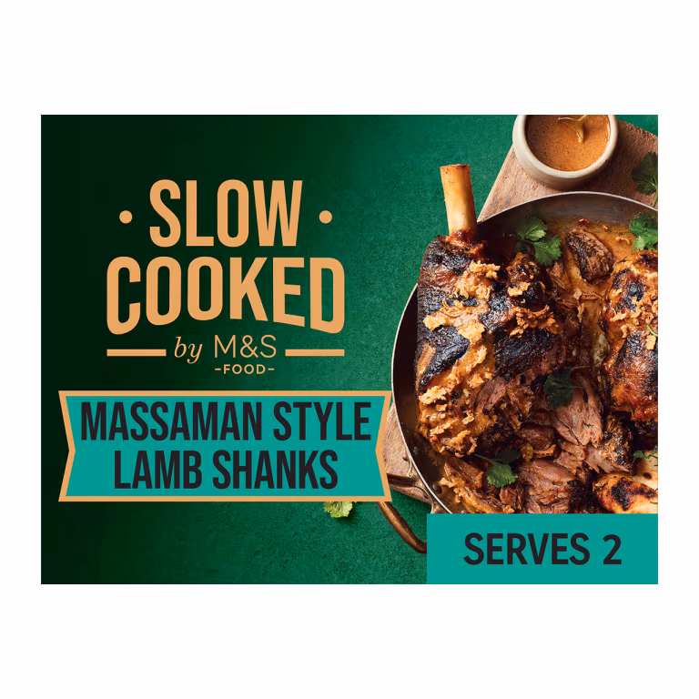 M&S Slow Cooked Massaman Style Lamb Shanks