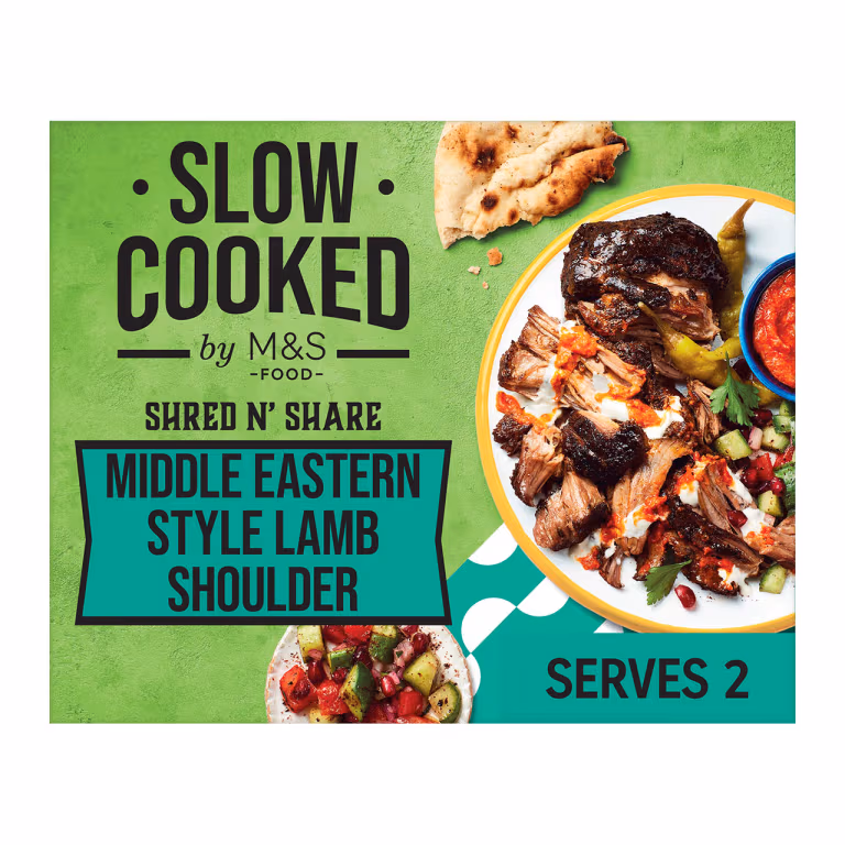 M&S Slow Cooked Middle Eastern Style Lamb Shoulder