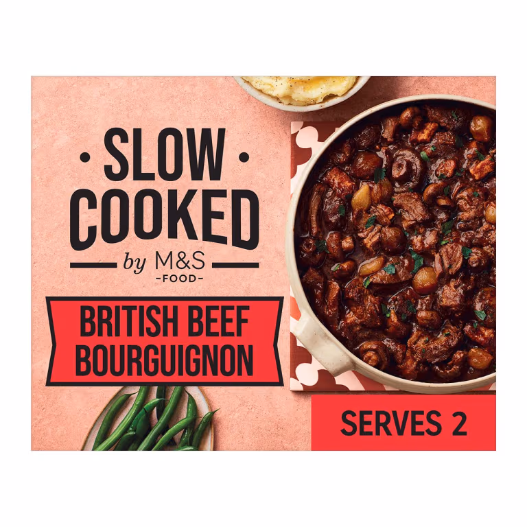 M&S Slow Cooked British Beef Bourguignon