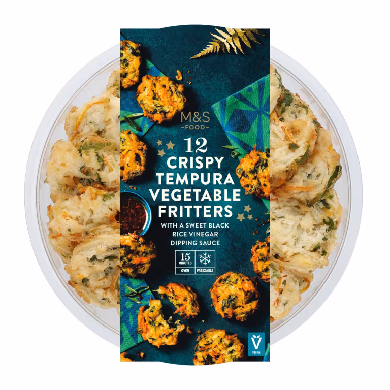 M&S Crispy Tempura Vegetable Fritters