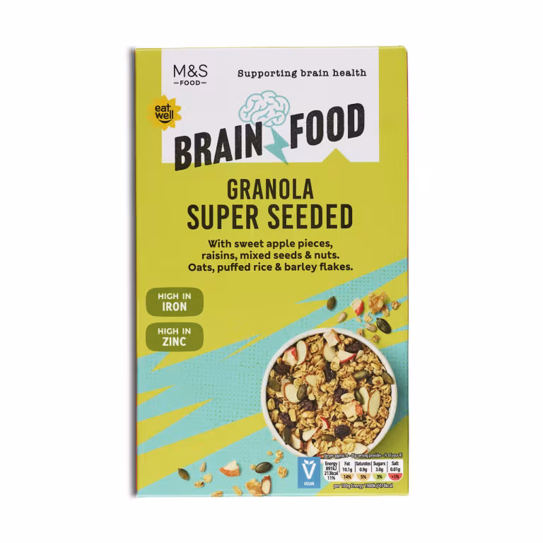 M&S Brain Food Granola Super Seeded