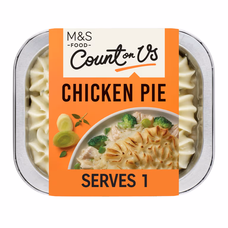 M&S Count On Us Chicken Pie