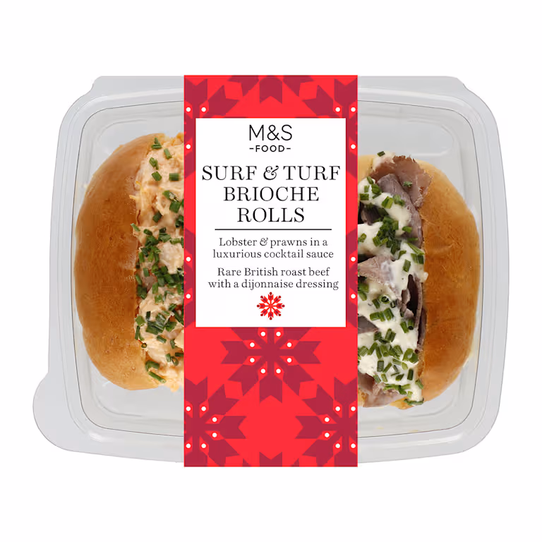 M&S Surf and Turf Brioche Rolls