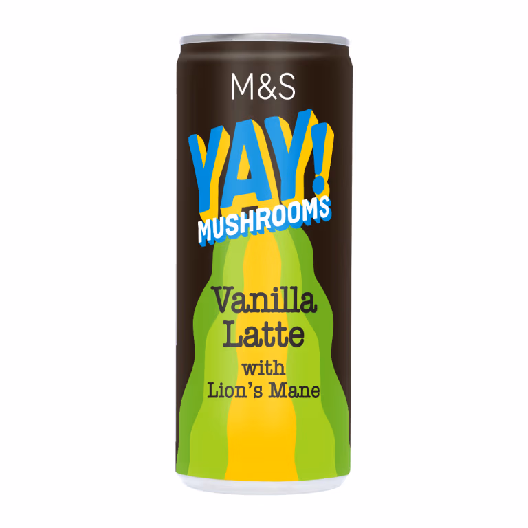 M&S YAY! Mushrooms Vanilla Latte