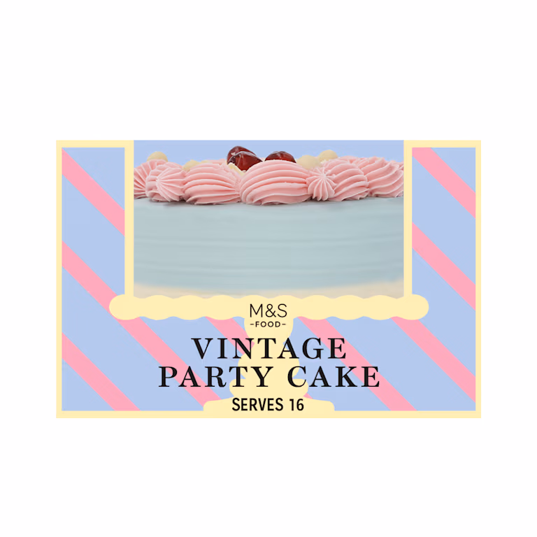 M&S Vintage Party Cake