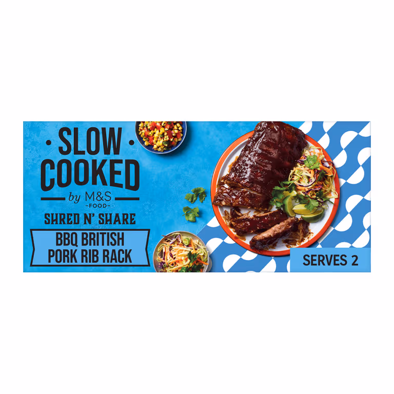 M&S BBQ British Pork Rib Rack