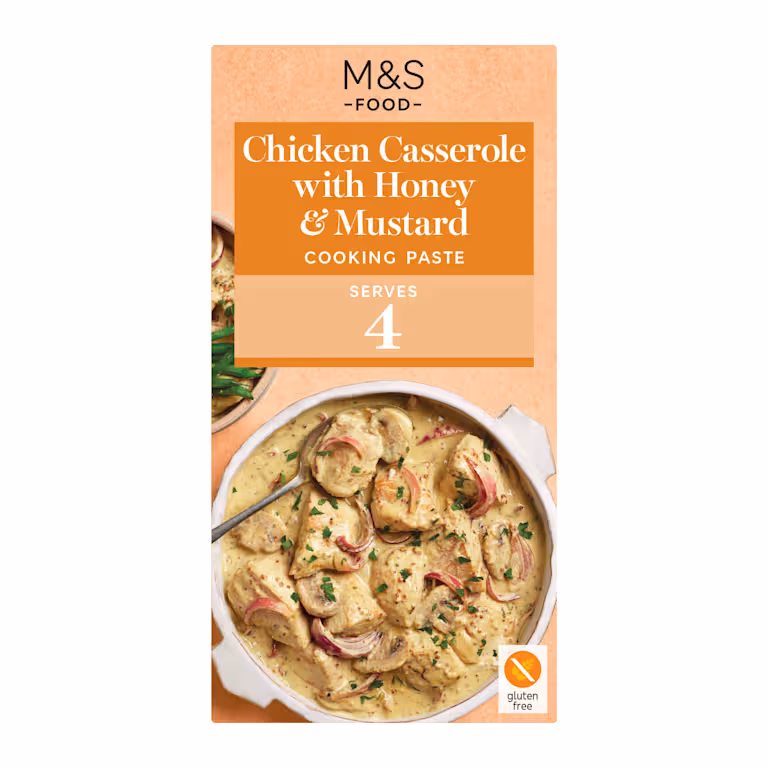 M&S Chicken Casserole with Honey and Mustard Cooking Paste