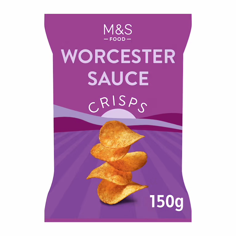 M&S Worcester Sauce Crisps