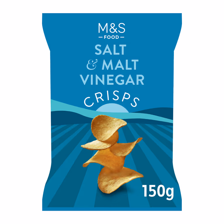 M&S Salt and Malt Vinegar Crisps