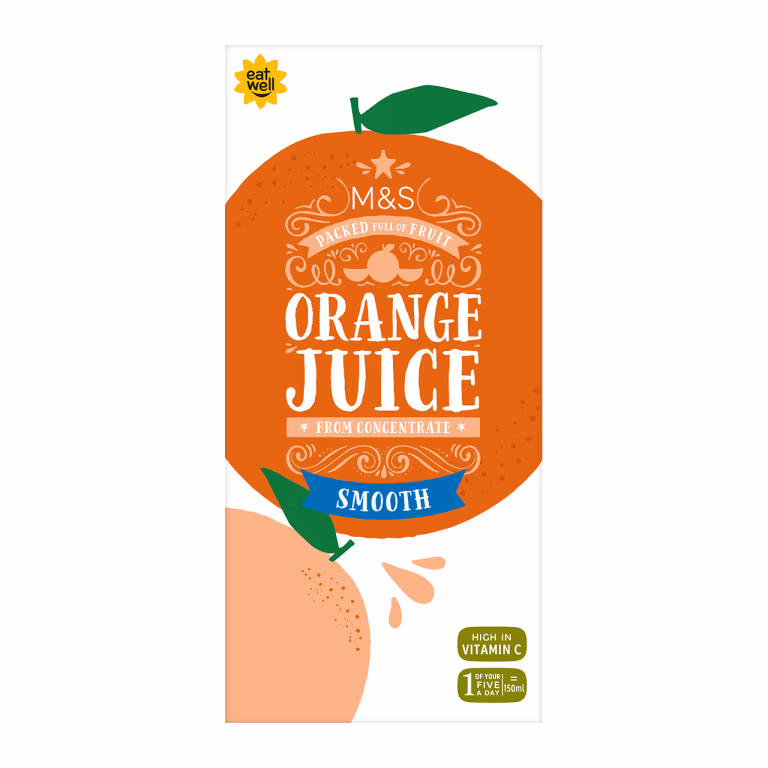 M&S Smooth Orange Juice